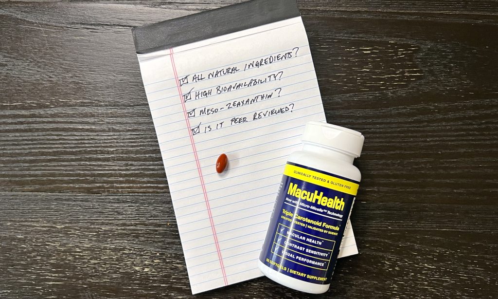 best eye vitamins for blurry vision